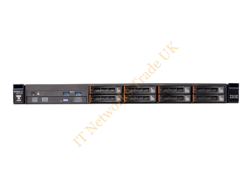 5458AC1 IBM Server System x3250 M5 E5-1231V3 Processor 4GB RAM 300GB 15K SAS HDD No Optical No OS Installed No License Rack-Mountable 1U
