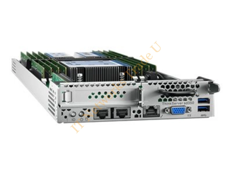 5493E4U Lenovo ThinkServer sd350 1 x Intel -Xeon E5-2623 v4 Quad-Core 2.60GHz 16GB DDR4 SDRAM Blade Server System