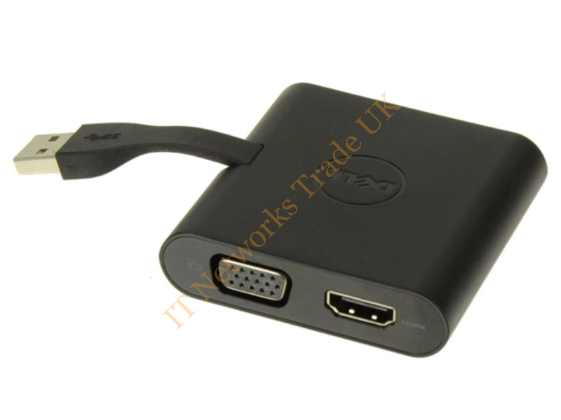54DNX Dell DA100 USB 3.0 to HDMI / VGA Ethernet USB 2.0 Adapter Module