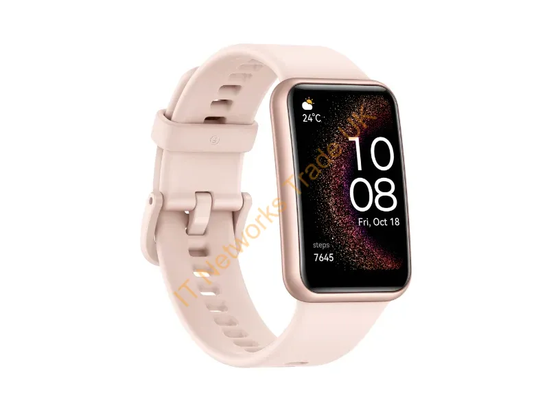 55020BEF - Huawei WATCH Fit Special Edition 4.17 cm (1.64") AMOLED 30 mm Digital 456 x 280 pixels Touchscreen Pink GPS (satellite)