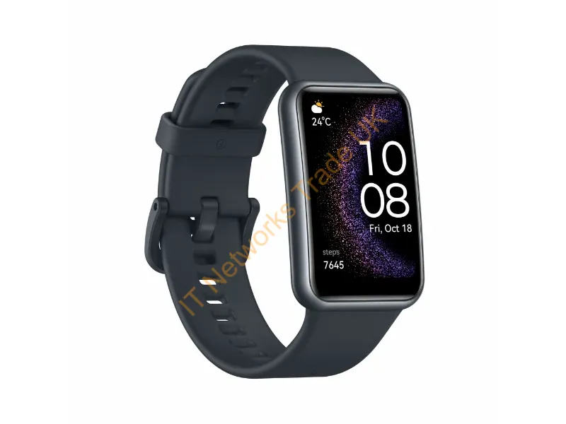 55020BEG - Huawei WATCH Fit Special Edition 4.17 cm (1.64") AMOLED 30 mm Digital 456 x 280 pixels Touchscreen Black GPS (satellite)
