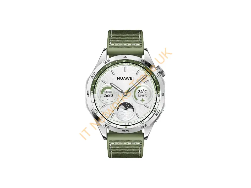 55020BGV - Huawei WATCH GT 4 3.63 cm (1.43") AMOLED 46 mm Digital 466 x 466 pixels Stainless steel Wi-Fi GPS (satellite)