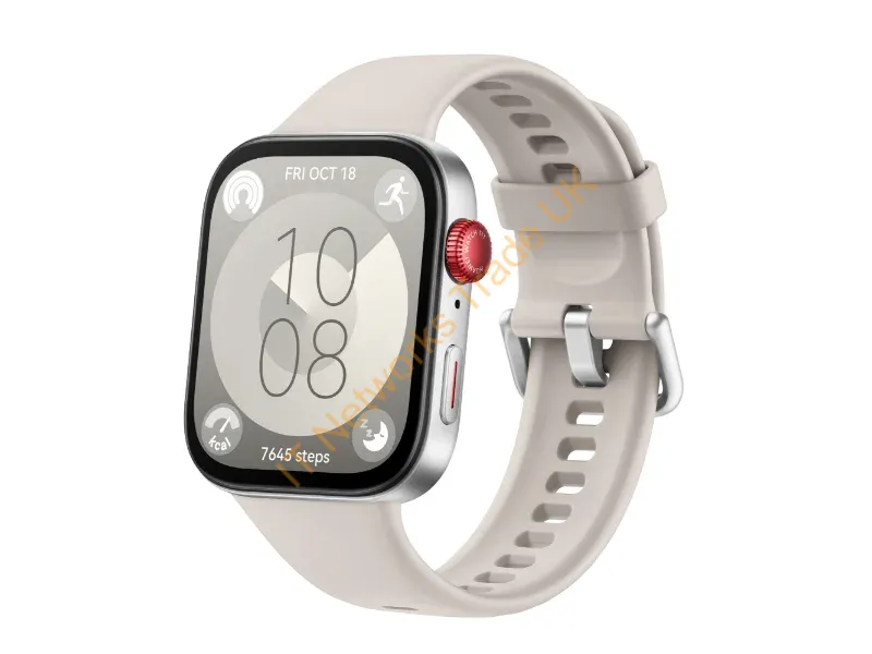 55020CJH - Huawei WATCH Fit 3 4.62 cm (1.82") AMOLED 43.2 mm Digital 408 x 480 pixels Touchscreen Silver Wi-Fi GPS (satellite)