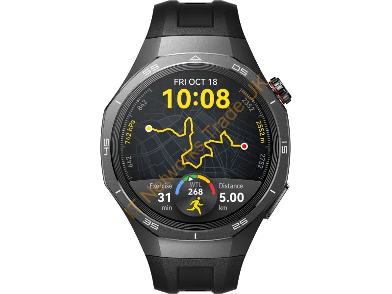 55020DKD - Huawei WATCH GT5 Pro 46mm 3.63 cm (1.43") AMOLED Digital 466 x 466 pixels Black GPS (satellite)