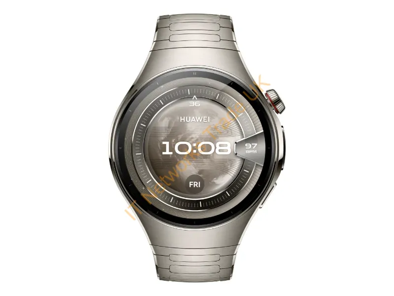 55020EVW - Huawei WATCH 5 3.81 cm (1.5") AMOLED 46 mm Digital 466 x 466 pixels Touchscreen Silver Wi-Fi GPS (satellite)