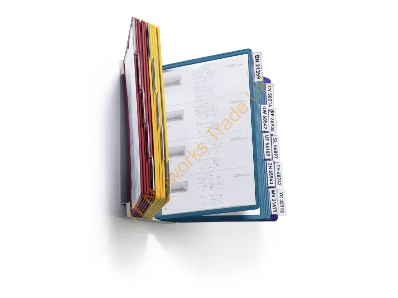 551200 - Durable VARIO document display carousel Wall Portrait A4