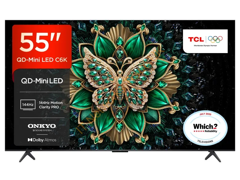55C6K-UK - TCL C6K TV -UK Premium QD-MiniLED TV