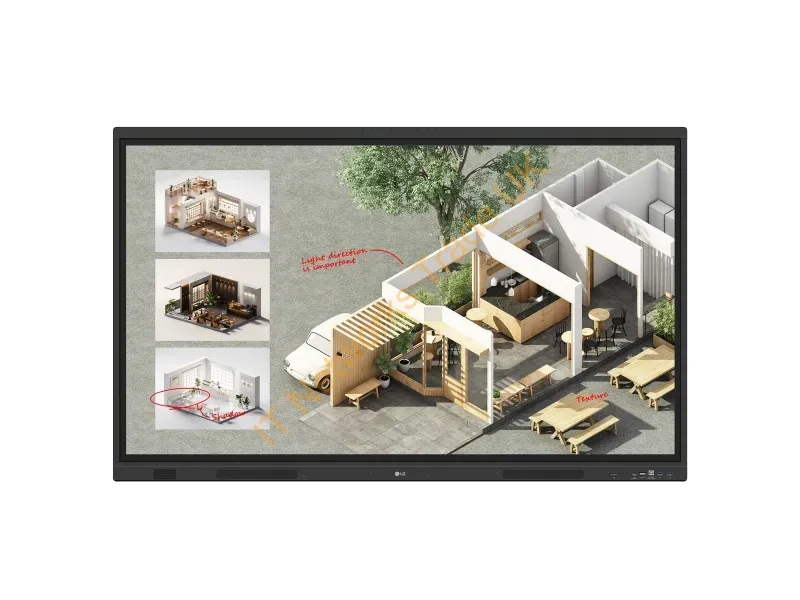 55TR3DQ-B - Lg Createboard Standard Interactive Whiteboard 55" 3840 X 2160 Pixels Touchscreen Black