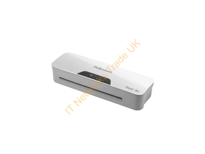 5601501 - Fellowes A4 Laminator Machine Pixel A4 Laminating Machine 80 to 125 Micron 10 A4 Laminating Pouch Starter Pack Included