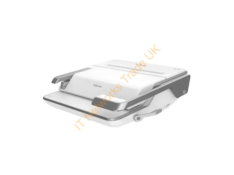 5603101 - Fellowes Binding Machine Lyra 21 Hole 300 Sheet Manual Comb Binder 3-in-1 Binding Centre with Built in Stapler and Hole Puncher