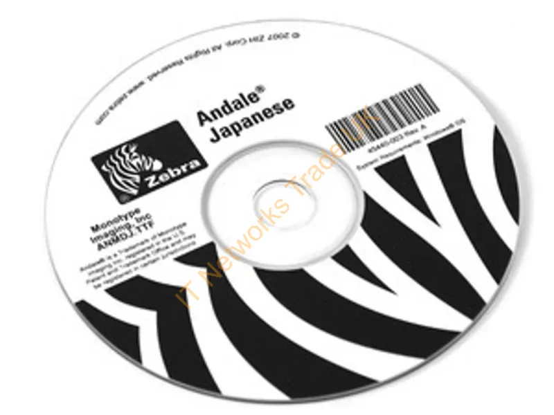 56068-001 - Zebra 56068-001 Language Font
