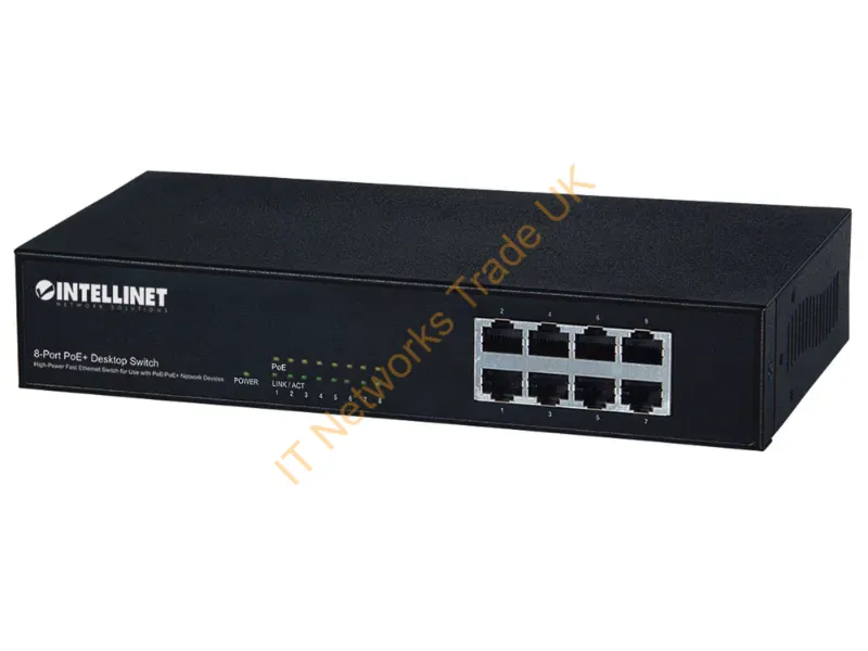 560764 - Intellinet 560764 Network Switch Fast Ethernet (10/100) Power Over Ethernet (Poe) Black