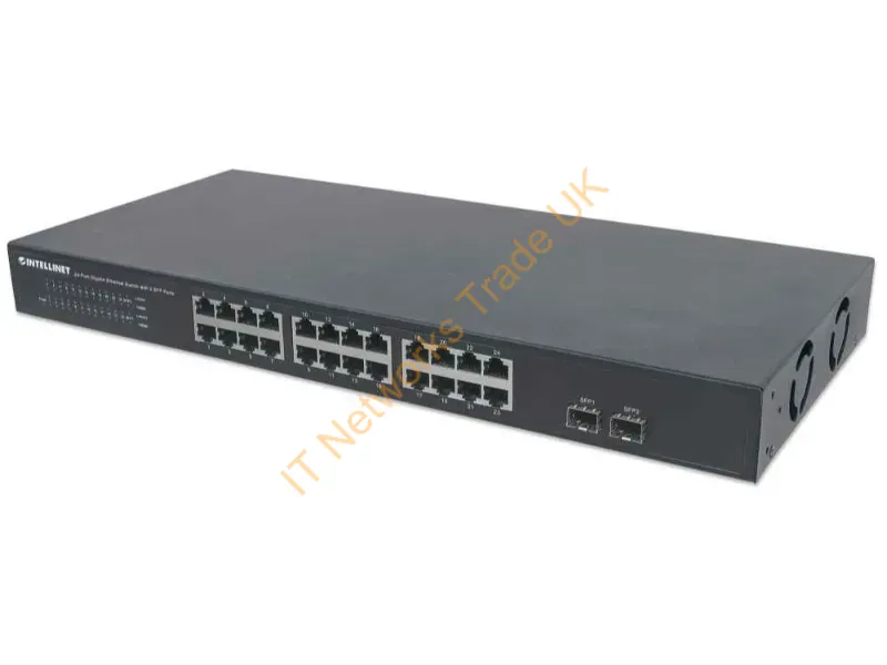 561044 - Intellinet 561044 Network Switch Unmanaged L2 Gigabit Ethernet (10/100/1000) 1U Black