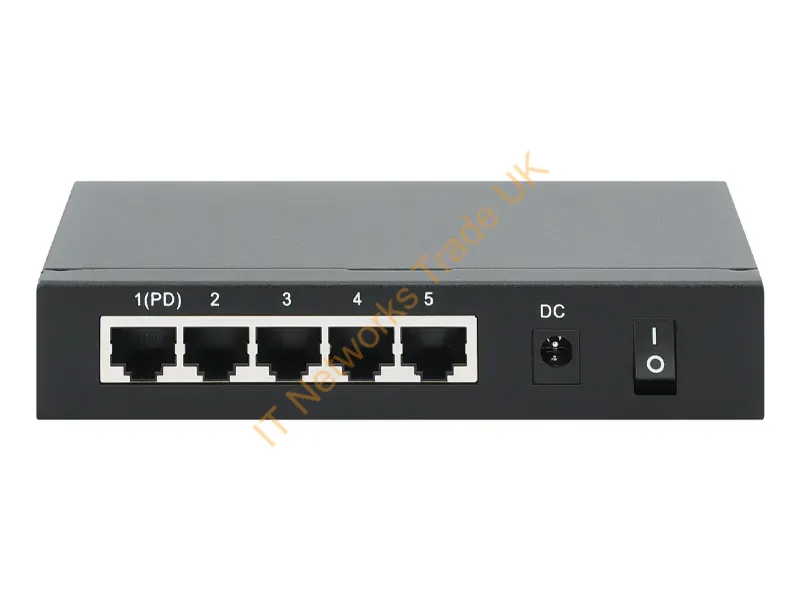 561082 - Intellinet Poe-Powered 5X Gigabit Gigabit Ethernet (10/100/1000) Power Over Ethernet (Poe) Black