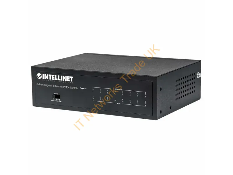 561204 - Intellinet 561204 Network Switch Managed Gigabit Ethernet (10/100/1000) Power Over Ethernet (Poe) Black