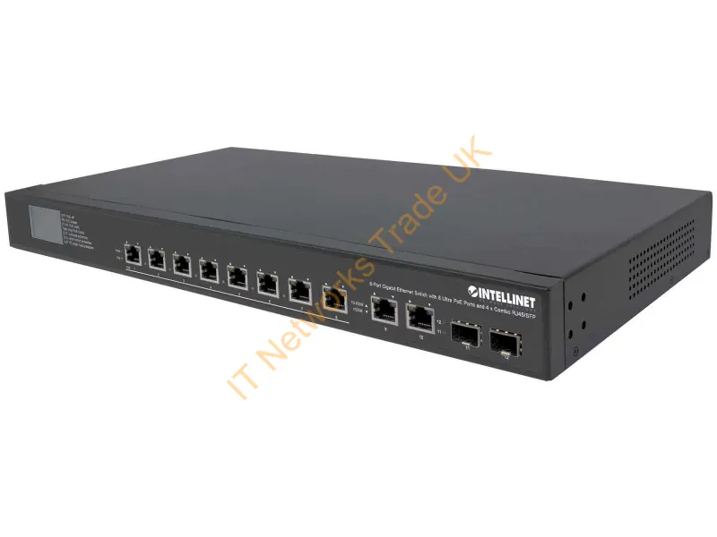 561327 - Intellinet 561327 Network Switch Gigabit Ethernet (10/100/1000) Power Over Ethernet (Poe) Black