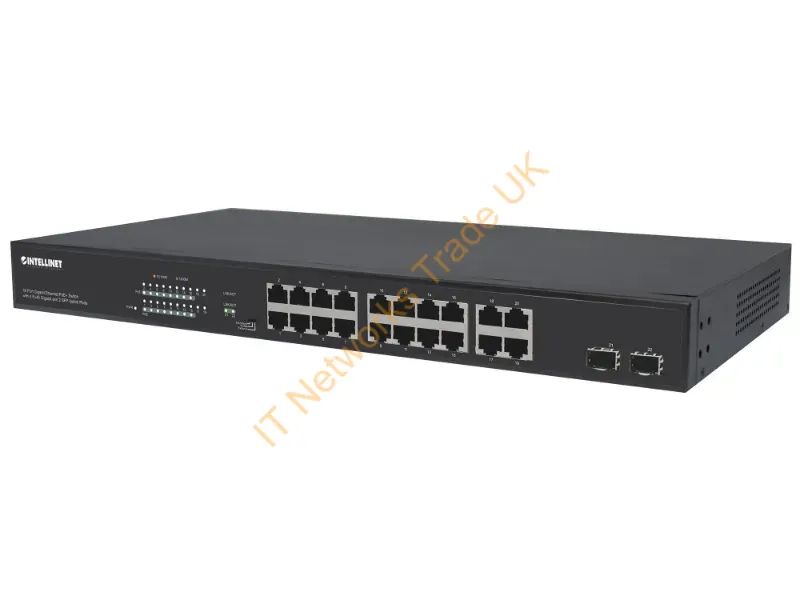 561419 - Intellinet 16-Port Gigabit Ethernet Poe+ Switch