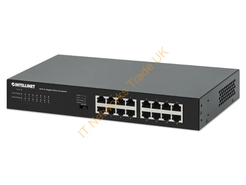 561815 - Intellinet 561815 Network Switch Gigabit Ethernet (10/100/1000) Black