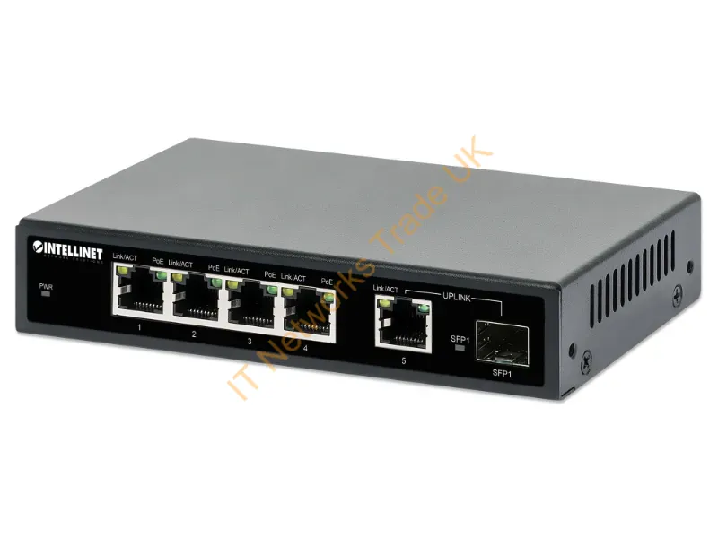 561822 - Intellinet 561822 Network Switch Gigabit Ethernet (10/100/1000) Power Over Ethernet (Poe) Black