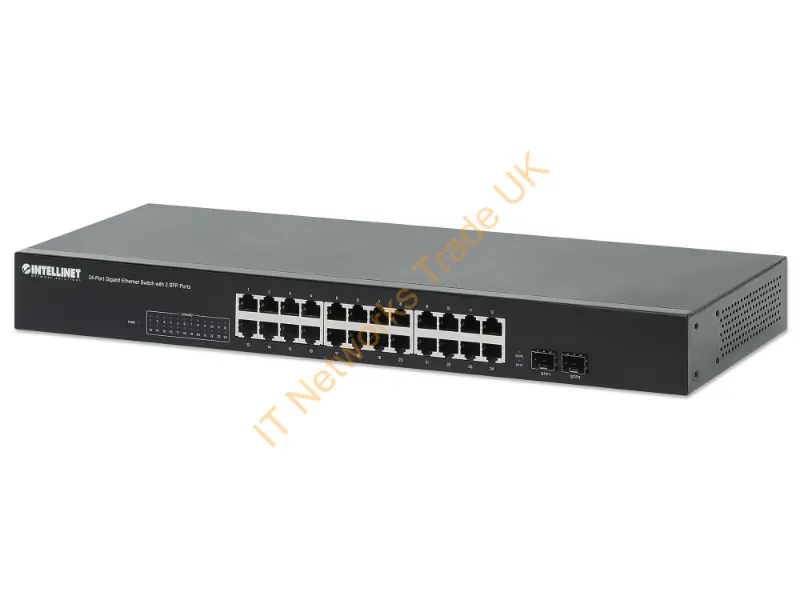 561877 - Intellinet 561877 Network Switch Gigabit Ethernet (10/100/1000) Black