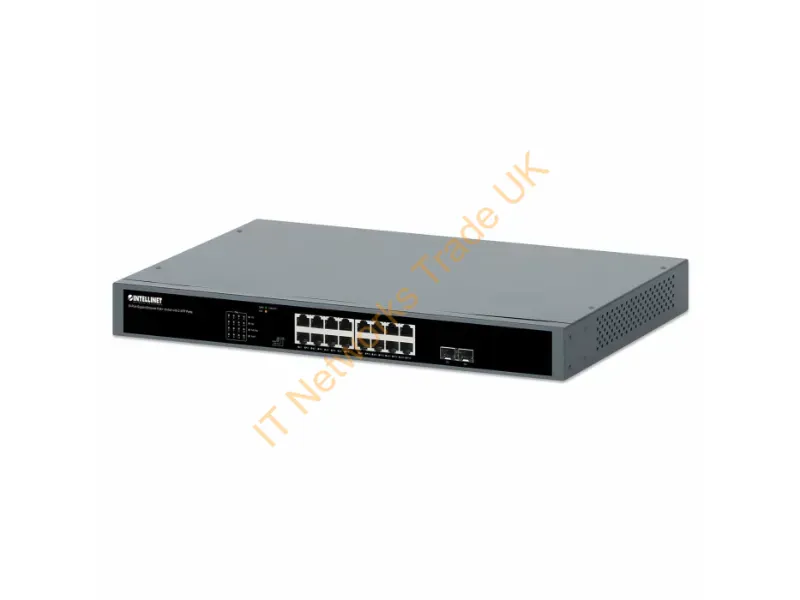 561983 - Intellinet 561983 Network Switch Unmanaged Gigabit Ethernet (10/100/1000) Power Over Ethernet (Poe) 1U Black