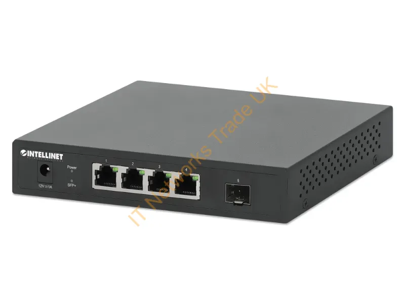562058 - Intellinet 562058 Network Switch Unmanaged 2.5G Ethernet (100/1000/2500) Black