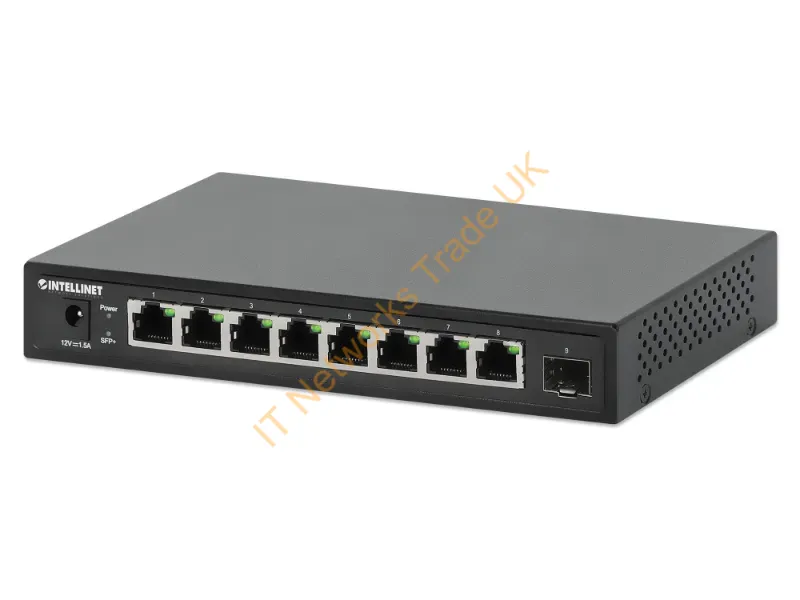 562096 - Intellinet 562096 Network Switch Unmanaged 2.5G Ethernet (100/1000/2500) Black