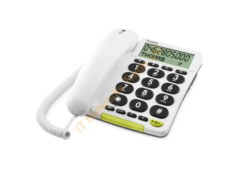5639 - Doro PhoneEasy 312cs Analog telephone Caller ID White