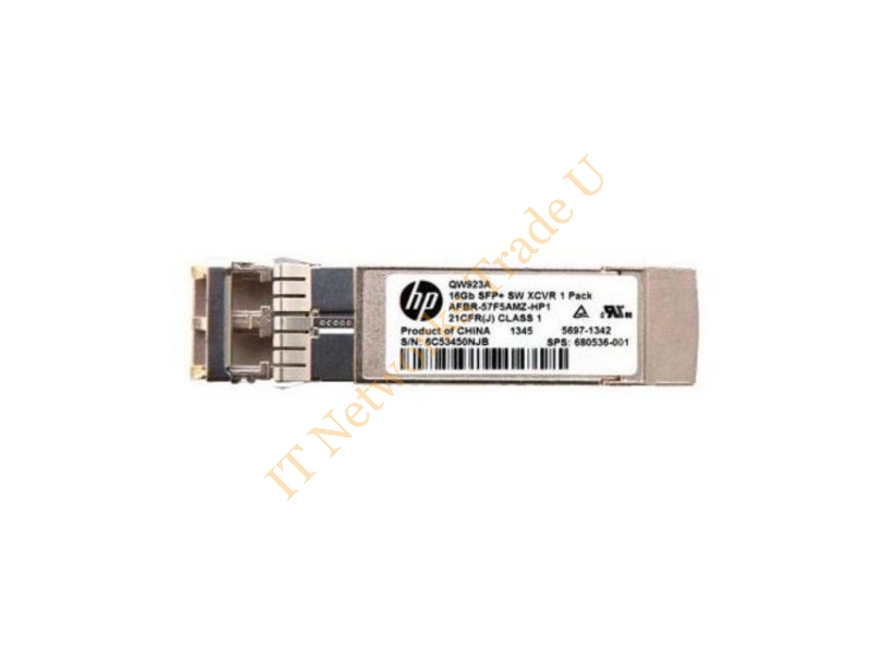 5697-1342 HP 16Gb/s 850nm Short Wave Fibre Channel SFP+ Transceiver Module