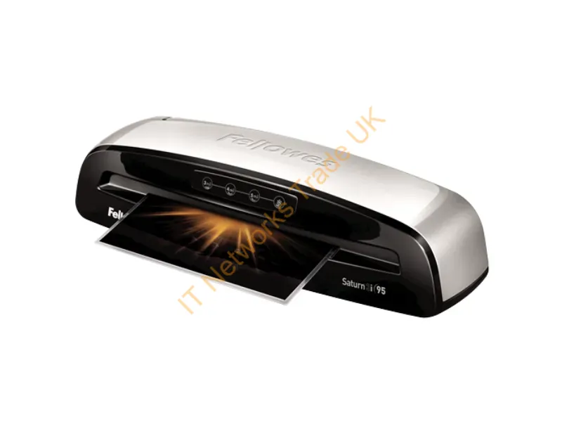 5735801 - Fellowes Saturn 3I 95 Cold Laminator 304 Mm/Min Black, Silver