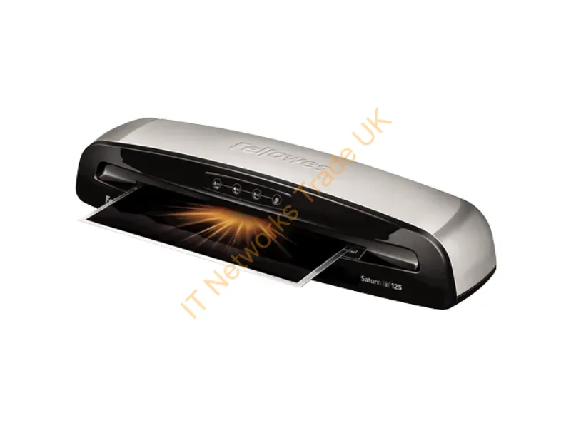 5736601 - Fellowes Saturn 3I 125 Cold Laminator 304 Mm/Min Black, Silver