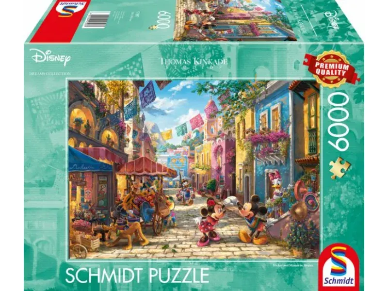 57397 - Schmidt Spiele Disney, Mickey and Minnie in Mexico, 6000 pcs