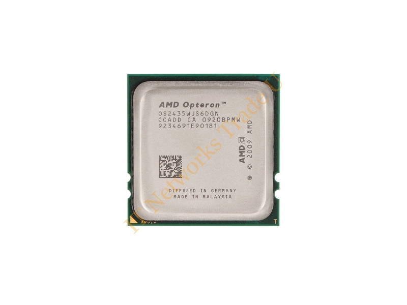 575258-001 HP 2.6GHz 4800MHz FSB 6MB L3 Cache Socket F (1207) AMD Opteron 2435 6-Core Retail Processor