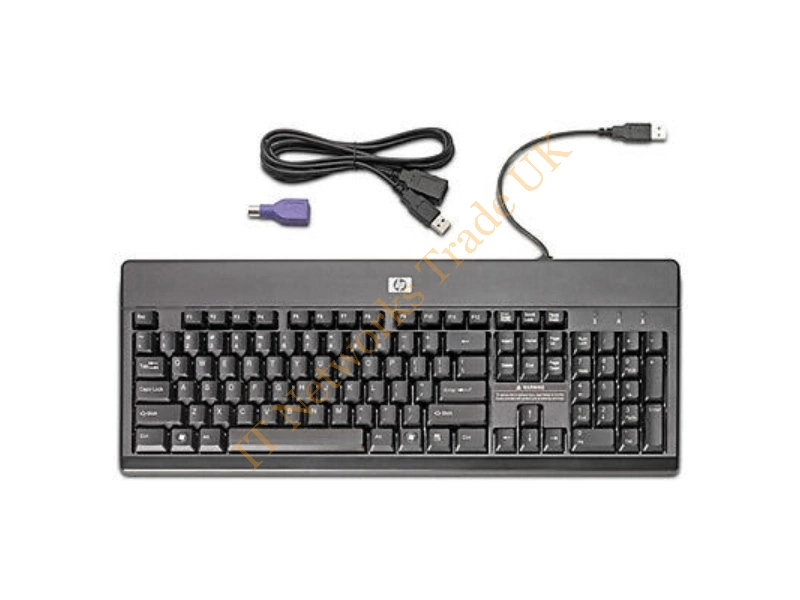 577495-001 HP USB PS2 Washable Keyboard Desktop Keyboard