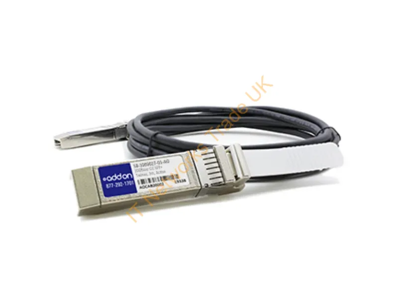 58-1000027-01-AO - Addon Networks 3M, Sfp+ Infiniband/Fibre Optic Cable 118.1" (3 M) Sfp+ Black