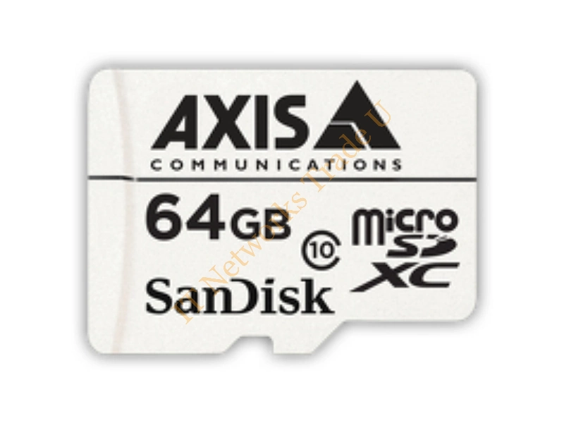 5801-951 - Axis Surveillance Card 64 GB 64GB MicroSDHC Class 10 memory card Cable