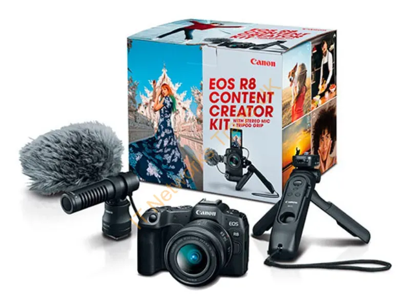 5803C037 - Canon Eos R8 Rf 24-50Mm F4.5-6.3 Is Stm Milc 24.2 Mp Cmos 6000 X 4000 Pixels Black