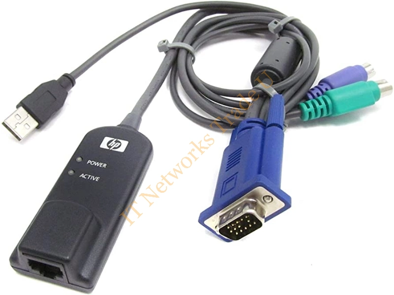 580649-001 HP ITFC Adapter KVM PS2 / USB KVM Switch