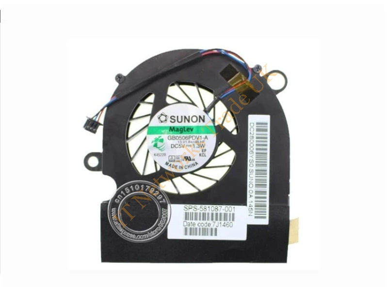 581087-001 HP Fan Assembly for Probook 5310m Laptop Pc Cooling Fan