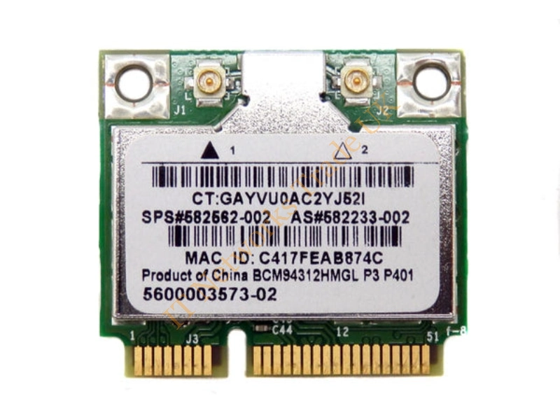 582562-001 HP Broadcom 4312G 802.11 b/g WLAN Wireless Network Interface Card Wireless LAN Card