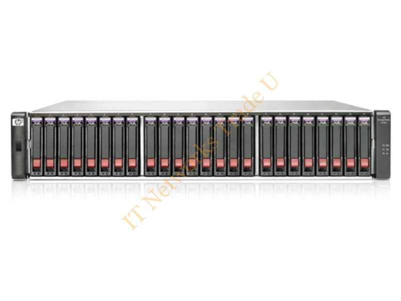 582939-001 HP StorageWorks P2000 Hard Drive Array SFF 24 Bays Chassis 2U Rack-mountable Network Storage System