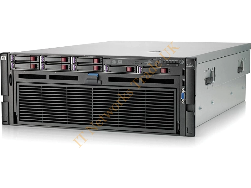 583108-001 HP ProLiant DL585 G7 4x AMD Opteron 6172 Processor Twelve-Core 2.10GHz 32GB DDR3 SDRAM SAS/SATA Dvd Drive Gigabit Ethernet 4u Rack Server Server System