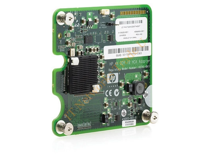 583999-001 HP QLogic 4X QDR Infiniband Dual-Port PCI-Express 2.0 X8 Mezzanine HCA for C-Class Blade System Server Accessory