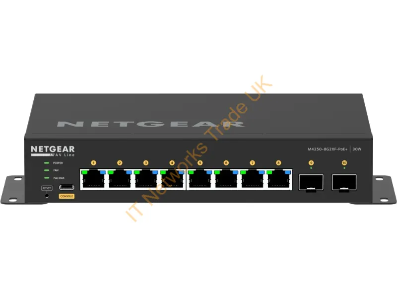 59-0000519111 - Netgear Gsm4210Px-100Eus Network Switch Managed L2/L3 Gigabit Ethernet (10/100/1000) Power Over Ethernet (Poe) Black