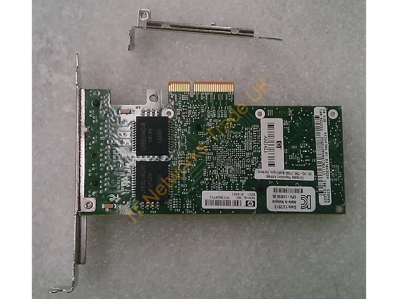 593743-001 HP NC365T PCI-Express 1GBE Quad Port Gigabit Ethernet Server Adapter Network Interface Card (NIC)