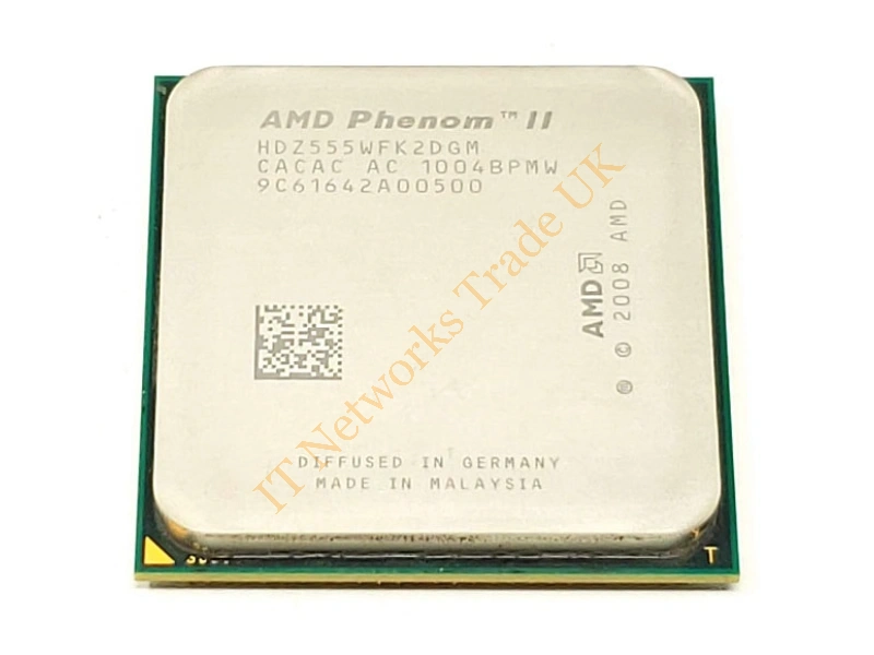 594168-001 HP 2.1GHz 1800MHz HTL 3 x 512KB L2 Cache Socket S1 (S1g4) AMD Phenom II N830 3-Core Retail Processor