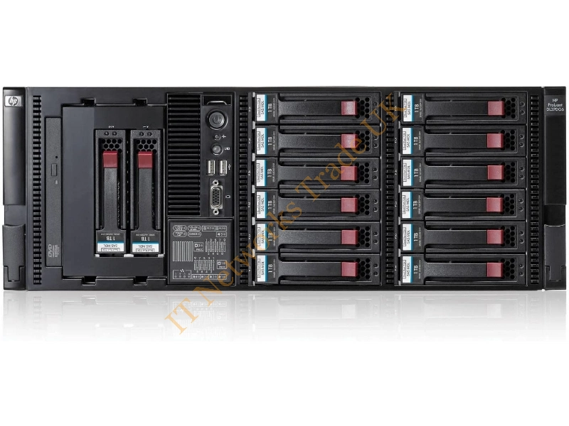 595166-001 HP ProLiant DL370 G6- 2x Xeon Qc X5650/2.66GHz 12GB DDR3 SDRAM 4x Gigabit Ethernet 2x 750w Ps 4u Rack Server Server System