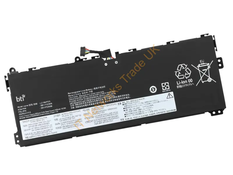 5B11F53996-BTI - Bti 5B11F53996- Industrial Rechargeable Battery Lithium-Ion (Li-Ion) 3305 Mah 15.44 V