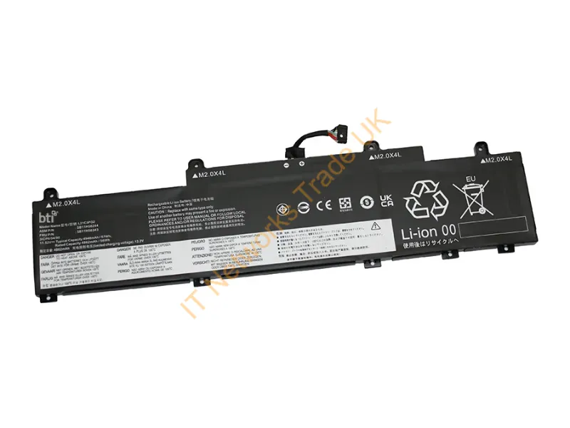 5B11H56348-BTI - Bti 5B11H56348- Industrial Rechargeable Battery Lithium-Ion (Li-Ion) 4080 Mah 11.52 V