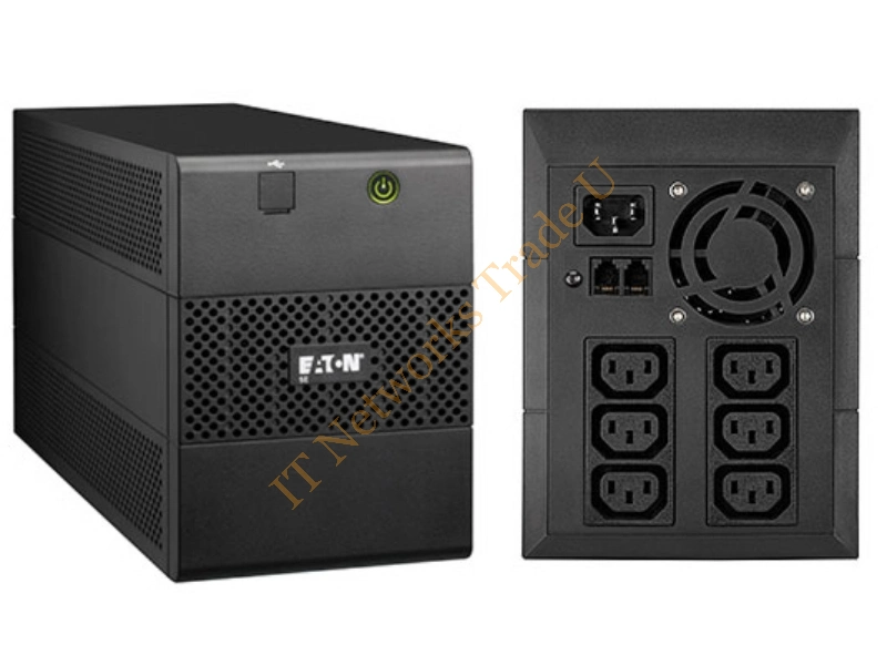 5E1500IUSB - Eaton 5E1500IUSB 1500VA 2AC outlet(s) Tower Black uninterruptible power supply (UPS)